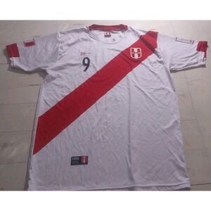 Paolo Guerrero‎ #9 Peru Fifa World Cup Brasil Jersey Shirt Adult L
